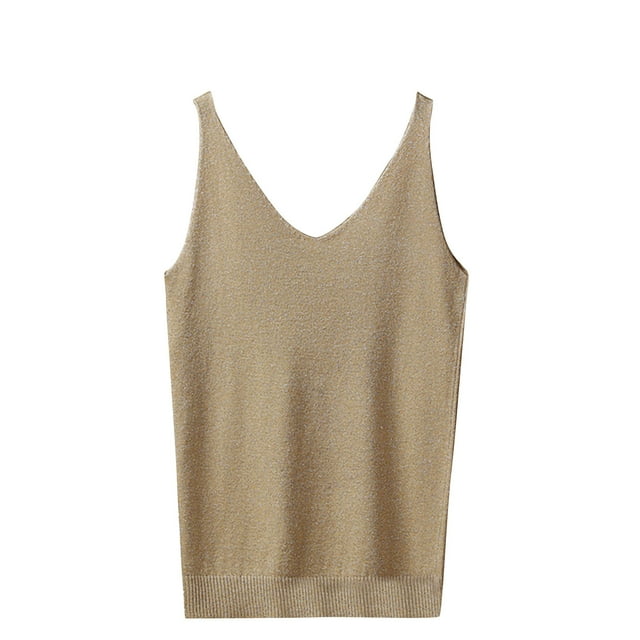 Ladies Summer Printed Sleeveless Round Neck Tank Top Round Neck Tank Top