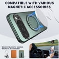thumbnail image 5 of Magnetic For Google Pixel 10 Pro XL/9Pro XL Phone Case,360° Rotatable Ring Kickstand,Compatible with Mag-safe,Anti-Drop Protection,Heavy Duty Shockproof Anti-Scratch Rugged Phone Case Cover,Green, 5 of 7
