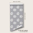 thumbnail image 3 of 1 Roll Daisy Flower Stickers, Self-Adhesive Waterproof Backsplash Stickers Thickened Wallpaper Home Decoration Removable Decorative Tile Wall Stickers Stair Tile Stickers Wall Decals, 3 of 4