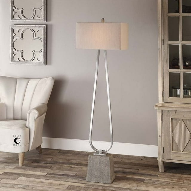 Uttermost Carugo Lampadaire en Nickel Poli
