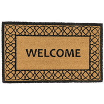100% Natural Coir Welcome Coir Doormat, Indoor outdoor use, housewarming gift