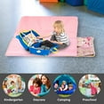 thumbnail image 3 of KAINSY Personalized Toddler Nap Mat Set with Removable Pillow, Ultra Soft Slumber Bags for Girls，Perfect for Preschool, Daycare, Custom Name Kids Sleeping Bags with Rollup Design - Easy to Carry, 3 of 8