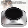 thumbnail image 3 of Camera Lens Hood, Square Metal Anti Glare Hood w Flash Compatibility, Aluminum Alloy Scratch Protection Precise Fit, 3 of 7