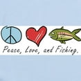 thumbnail image 2 of CafePress - Peace, Love, Fishing Infant Bodysuit - Baby Light Bodysuit, Size Newborn - 24 Months, 2 of 4