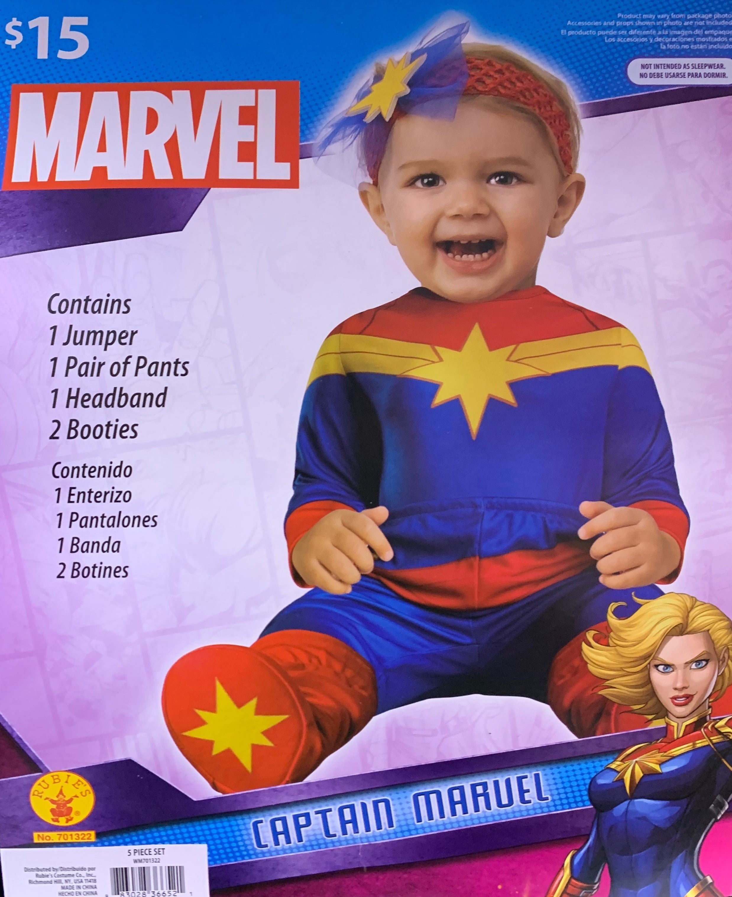 Rubies Costume Co. Captain Marvel Infant's 0-6Mo