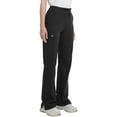 thumbnail image 1 of Pantalón QBK de yoga de tiro alto, pierna ancha, cargo, negro, talla S, 1 of 5