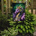 thumbnail image 2 of Dragon King of Mardi Gras Garden Flag 11.25 in x 15.5 in, 2 of 5