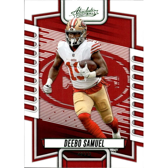 Collectible 2023 PANINI ABSOLUTE GREEN #68 DEEBO SAMUEL SAN FRANCISCO 49ERS