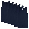 thumbnail image 1 of Sanetta Niño Camiseta Paquete de 3 -  Camisa sin Brazos, Tank Top, Basic, Algodón orgánico Azul 140, 1 of 4
