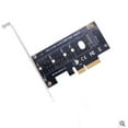 thumbnail image 3 of PCIe Adaptateur SSD 3.0 x 4 vers M.2 (NGFF) avec Support Profil Bas et Complet, M.2 Solid-State vers PCIe 3.0 x 4 Carte d'Extension Haute Vitesse M2 NGFF vers PCI-E Carte Adaptateur SSD, 2 Pcs, 3 of 3