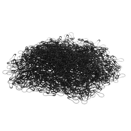 

LOT Calabash Bulb Gourd Pear Shape Small Coilless Tag Craft Safety Pins Black 1000PCS