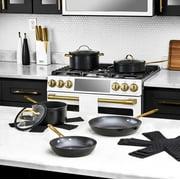 Thyme & Table 12-Piece Ceramic Non-Stick Cookware Set Signature Collection, Non-Toxic Pots and Pan Set