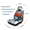 thumbnail image 5 of Sikiie Astronaut And Space Car Seat Covers 2PCs Front Car Seat Covers Universal fit for Most Cars SUVs and Trucks-2 PCS, 5 of 9