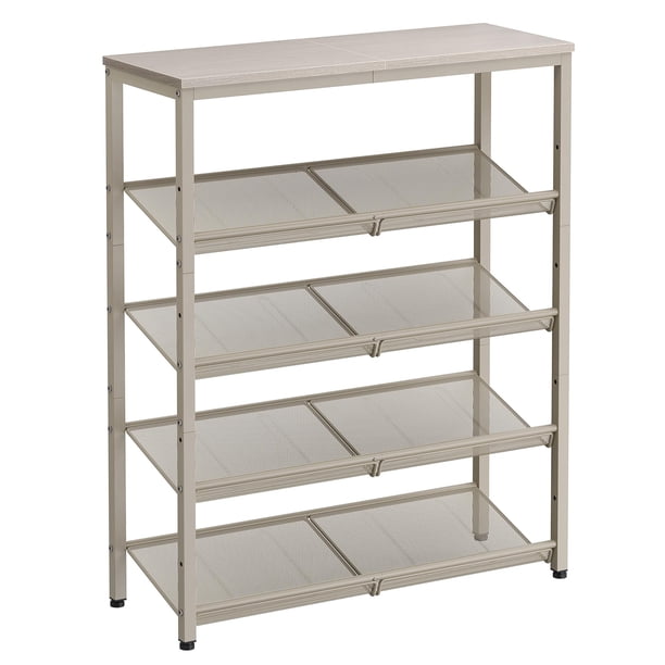 Organizador de 5 niveles para zapatos VASAGLE con estantes de almacenamiento, 75 x 30 x 93 cm