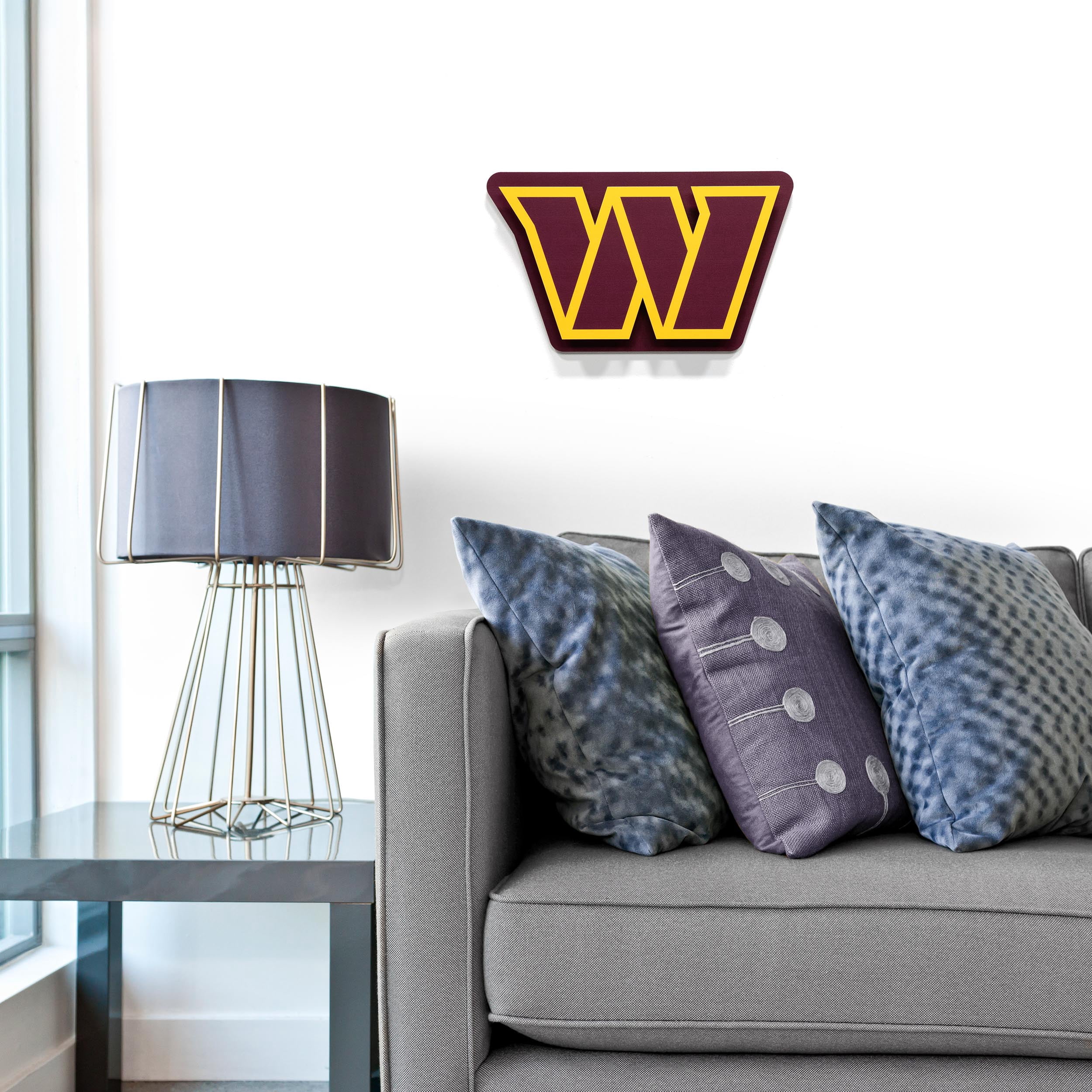 YouTheFan NFL Washington Commanders 3DX Die Cut Wall Art