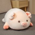 thumbnail image 3 of Recién llegado, muñeco de peluche de cerdo blando de 40/50/60/80cm, cerdito de peluche tumbado, juguete de Animal, almohada de peluche suave, regalo de cumpleaños, 3 of 5