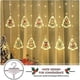 thumbnail image 5 of BLOOMWIN Christmas Window Lights, 3m Christmas Curtain Lights USB Xmas Tree Fairy Lights Novelty Window Winter Decorations for Bedroom Indoor Home, Wa, 5 of 5