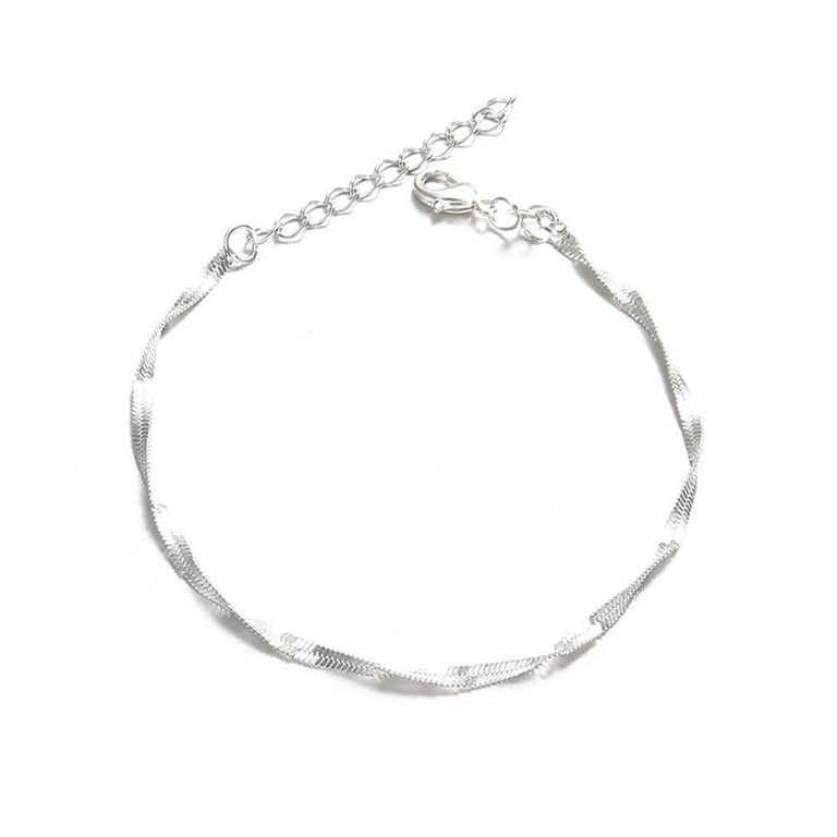 Amazon Anklet Bracelets Sterling Silver 925 Sterling Silver Anklet