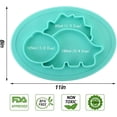 thumbnail image 4 of Silicone Plates For Babies, Infants, Toddlers And Children, 100% Bpa Free And Fda Approved, Strong Table Suction, Dishwasher And Microwave Safe, 4 of 5