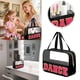 thumbnail image 2 of Bolsa de cosméticos grande y transparente con letras bordadas Organizador de maquillaje Bolsa de aseo de viaje para mujeres, 2 of 7