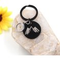 thumbnail image 2 of TRAHOO-Stainless Steel Faith Cross Keychain & Jesus Loves Me Christian Keyring Mustard Seed Charms Religious Jewelry, 2 of 4