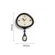 thumbnail image 4 of Reloj de pared creativo for sala de estar, decoración de pared con péndulo, negro, blanco y amarillo., 4 of 8