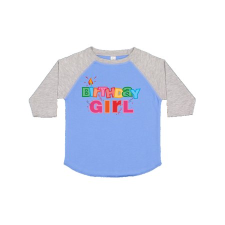 

Inktastic Birthday Girl Letters Gift Toddler Toddler Girl T-Shirt