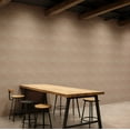 thumbnail image 2 of S4Sassy Peel And Stick Wall Covering, 3D Wave Pattern Print Walls Wrap - Instant Wall Makeover For Commercial Interiors, Offices, Reception Areas- Self Adhesive Vinyl Wallpaper - Beige, 25"X360", 2 of 8