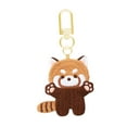 thumbnail image 3 of Adorable llavero de panda rojo, llavero con diseño de dibujos animados para monedero, llavero de animal para Estilo A, 3 of 9
