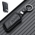 thumbnail image 3 of Car Key Fob Cover Case Protector Real Leather Car Key Case Cover For Lexus ES LC LS UX ES300h LS500 LC500 UX200, 3 of 10
