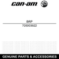 thumbnail image 3 of Can-Am 705003922 OEM Right Hand Rear Mudguard 2013-2017 Outlander 570 650 1000R, 3 of 5