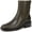 Olive Green, variant on Franco Sarto Women's Gracely Ankle Boot Olive Green Leather 11M