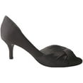 thumbnail image 2 of Women's Nina Culver Black Luster Satin 5.5 M, 2 of 6