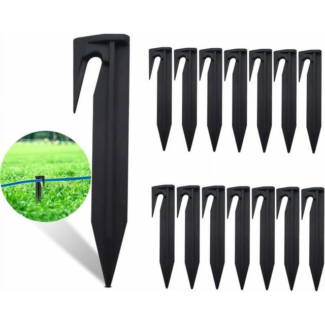 Chevilles de Pelouse Résistantes aux Intempéries et Durables pour Tondeuses Robotisées, Agrafes de Fil de Limite en Nylon Résistant aux Impacts, 100 Unités, Format 8,5 cm