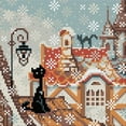 thumbnail image 1 of Riolis RAM0010 Diamond Mosaic Embroidery Kit - City & Cats Winter, 1 of 1