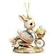 thumbnail image 2 of Cqxid Hangs Under $5 Easter Kawaii Bunny 2D Acrylic Tag Easter Sweet Bunny Acrylic Keychain Car Accessories Backpack Pendants Easter Decorations Spring, 2 of 9