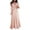 Pink, variant on ICHUANYI Womens Fashion Elegant Long Sleeve Solid Dress Party Bandage Long Dresses