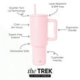 thumbnail image 2 of Simple Modern 40 fl oz Insulated Stainless Steel Trek Tumbler with Straw Lid | Blush, 2 of 6