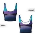 thumbnail image 5 of Lsque Night At Lake Aurora Printed Women'S Sports Bra, Compression, Moisture Wicking, High-Impact Sports Bra For Women,Supportive sports bra-XX-Large, 5 of 9