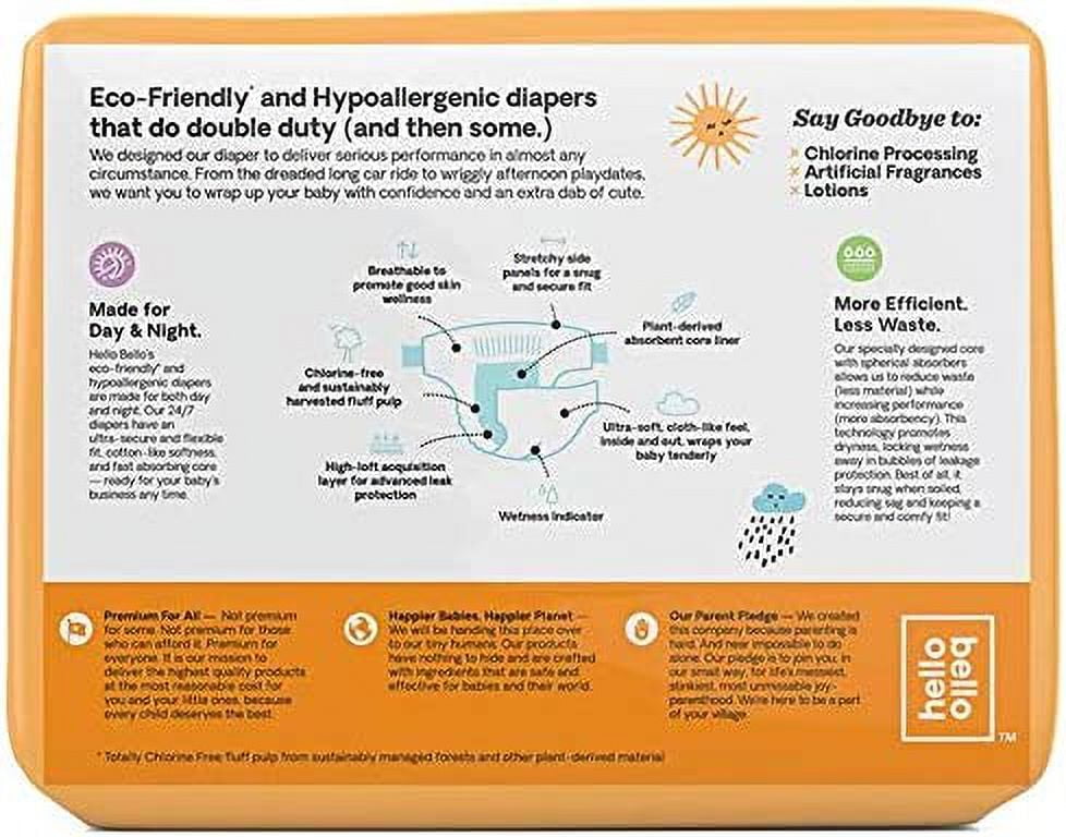Hello Bello Diapers Jumbo Pack - Size 1 (35ct)- Pattern May Vary