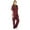 burgundy, variant on Natural Workwear Womens Authentic EDS Unisex Medical Uniform Cargo Scrub Set