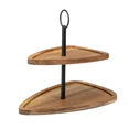 thumbnail image 1 of Botanero de Madera y Metal de 2 Niveles - Crown Baccara, 1 of 4