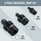 thumbnail image 3 of Juego de juntas universales Impact WORKPRO Drive de 1/2, 3/8 y 1/4 pulgadas, 3 of 7