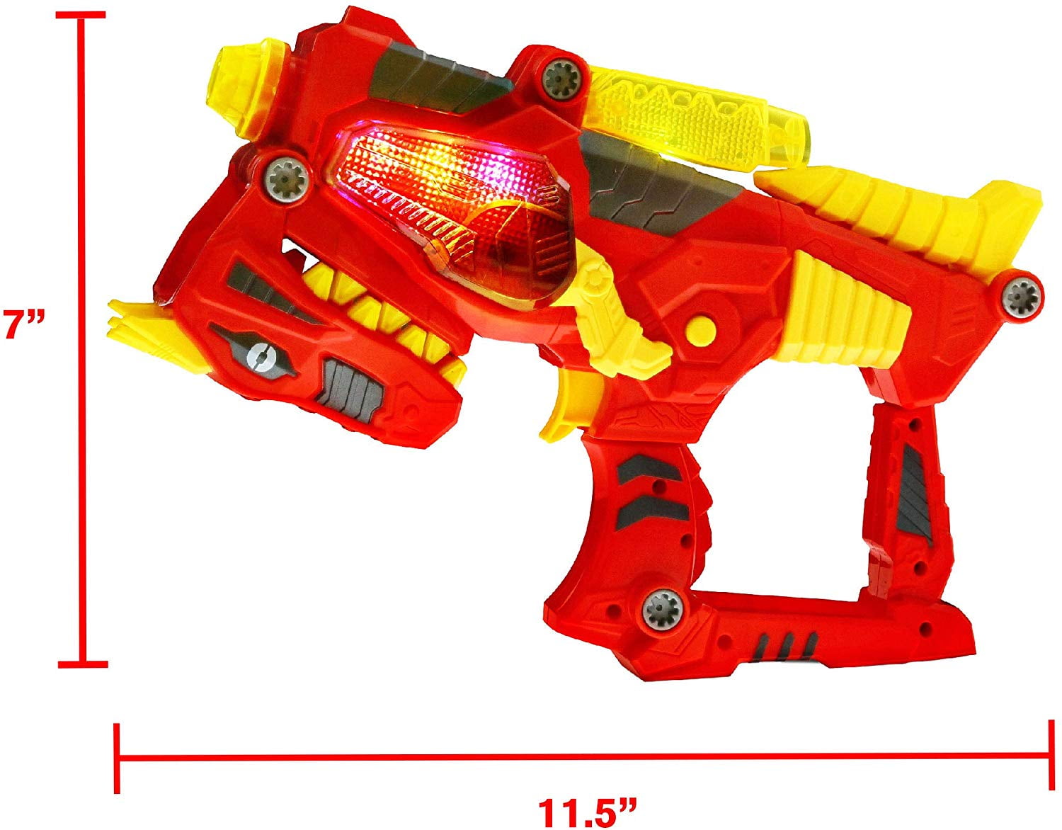 Mozlly Red Dino Gun Space Battle 3 in 1 Tyrannosaurus (13pc Set)