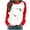 Red-10, variant on Aofany Women Valentines Day Pullover Sweatshirts Long Sleeve Love Heart Sweater Crewneck Casual Tops T-Shirts, Valentine's Day Shirts for Women