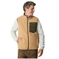 thumbnail image 4 of Free Country Men's Atlas II Quilted Reversible Sherpa Vest Olive M, 4 of 7