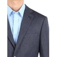 thumbnail image 4 of DTI BB Signature Men's Dress Suit Jacket Two Button Birdseye Modern Fit Blazer French Blue, 4 of 4