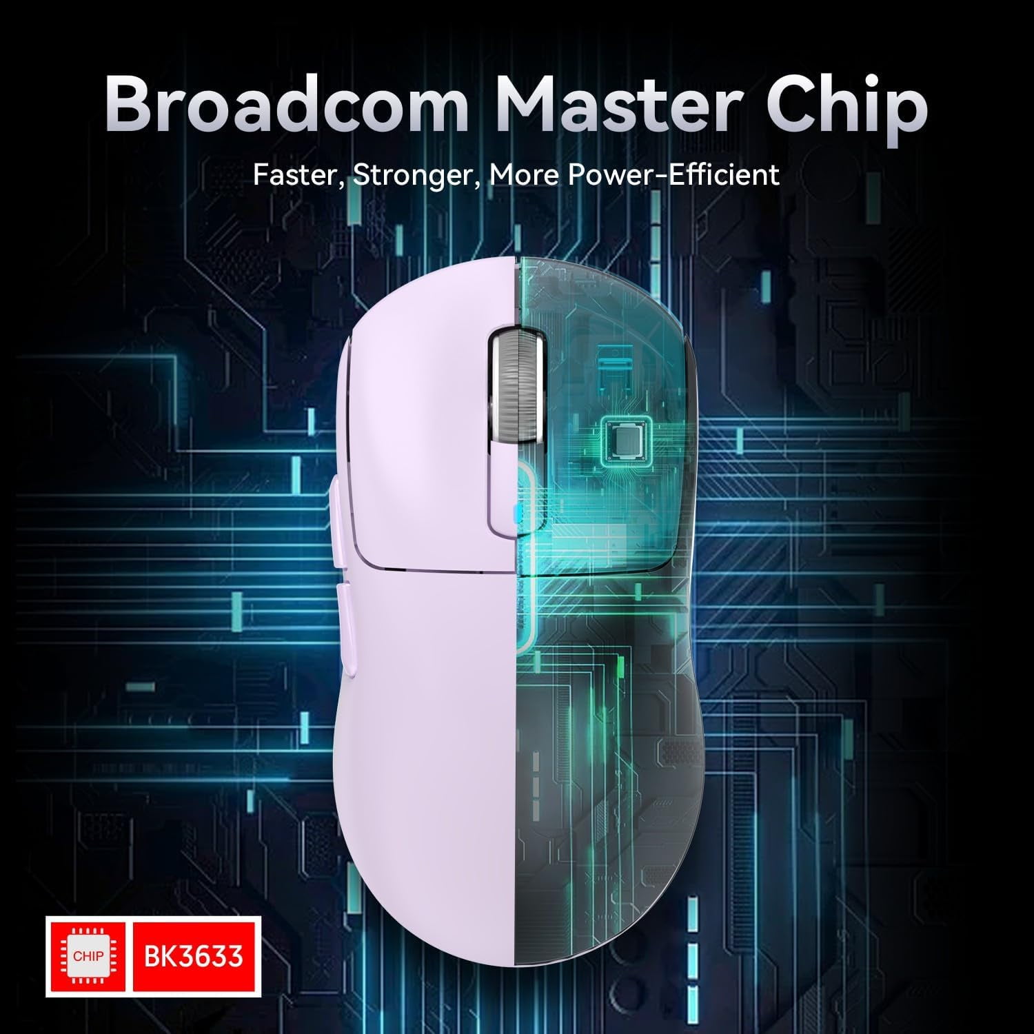 ATTACK SHARK X3 49g SUPERLIGHT Gaming Mouse, PixArt PAW3395 Sensor, BT/2.4G Wireless/Wired, 6 Adjustable DPI up to 26000, for Win10/11/Xbox/PS/Mac