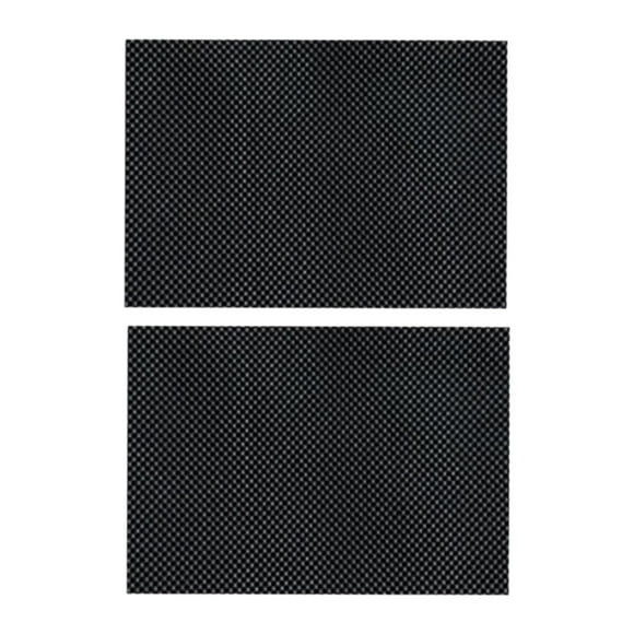 2 Piezas Esterilla Antideslizante para Pilates Alfombrilla de Agarre Fuerte Pad de Ejercicio Y Forro Protector de Equipo Fácil de Instalar Adecuado P 60 cm x 25 cm