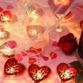 thumbnail image 5 of Cadena de Luces Decorativas DENGXMXG para El Día de San Valentín Forma de Corazón Luz de Hadas, 5 of 5